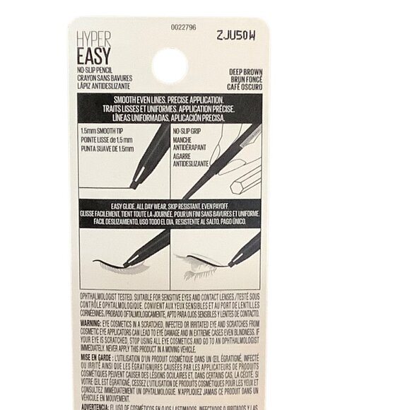 Maybelline Hyper Easy Eyeliner In Deep Brown 0.001 Oz Long-Lasting No-Slip Penci - Picture 5 of 6
